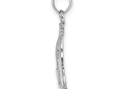 14k White Gold Pendants Style C2542W - Classique Jewelry Inc.