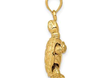 14K gold pendant, alternate view