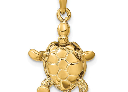 14K gold pendant, another view