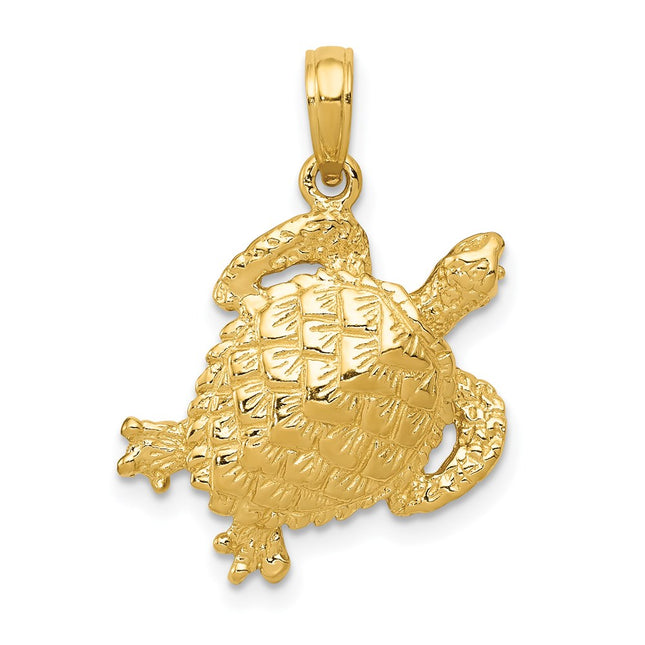 14k Yellow Gold Pendants Style C2546 - Classique Jewelry Inc.