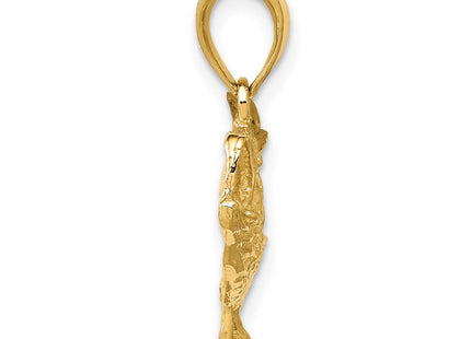 14K gold pendant, alternate view
