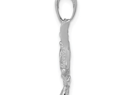 14k White Gold Pendants Style C2574W - Classique Jewelry Inc.