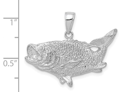 14k White Gold Pendants Style C2574W - Classique Jewelry Inc.