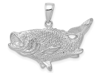 14k White Gold Pendants Style C2574W - Classique Jewelry Inc.