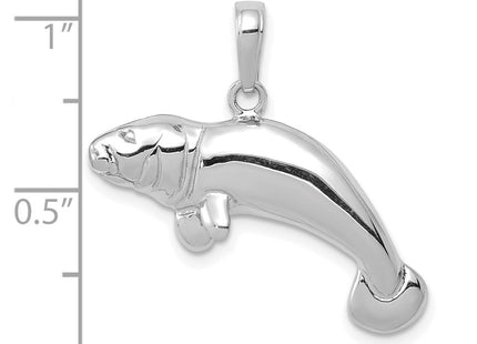 14k White Gold Pendants Style C2603W - Classique Jewelry Inc.