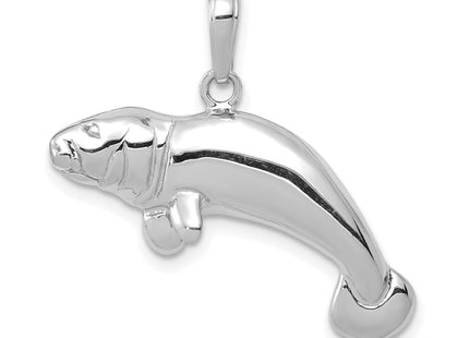 14k White Gold Pendants Style C2603W - Classique Jewelry Inc.