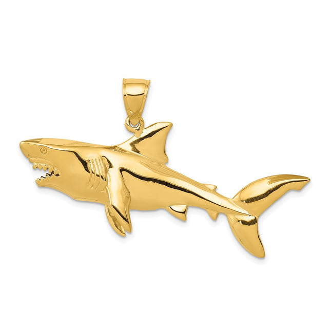 14k Yellow Gold Pendants Style C2615 - Classique Jewelry Inc.