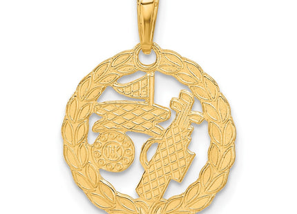 14k Yellow Gold Pendants Style C2622 - Classique Jewelry Inc.