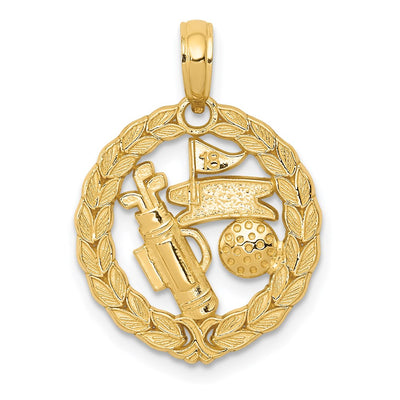 14K gold pendant