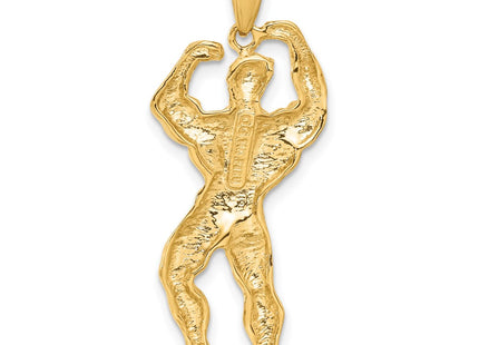 14K gold pendant, another view