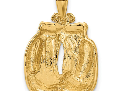 14K gold pendant, another view
