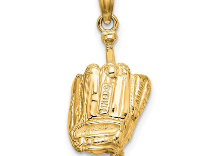 14K gold pendant, another view