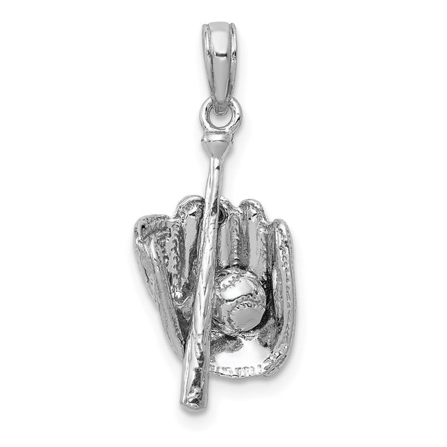 14k White Gold Pendants Style C2656W - Classique Jewelry Inc.