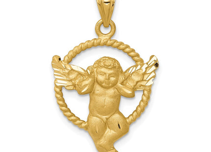 14k Yellow Gold Pendants Style C27 - Classique Jewelry Inc.