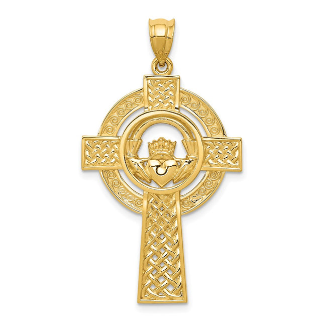14k Yellow Gold Pendants Style C2703 - Classique Jewelry Inc.