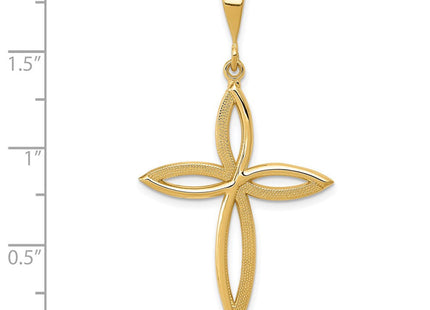 14k Passion Cross Pendant (Style C2713)