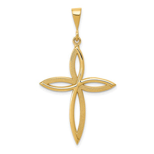 14k Passion Cross Pendant (Style C2713)