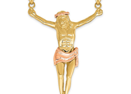 14K gold crucifix pendant