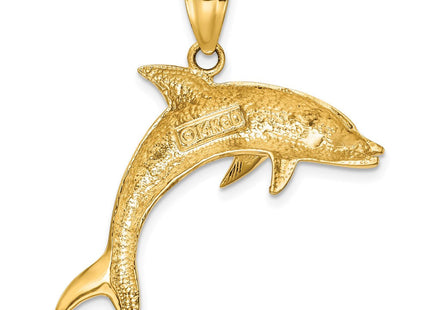 14k Dolphin Pendant (Style C28)
