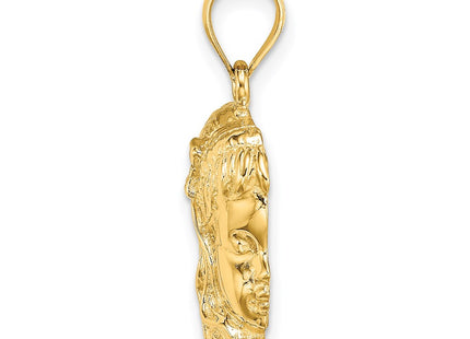 14K gold charm, alternate view