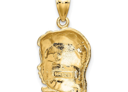 14K gold charm, another view