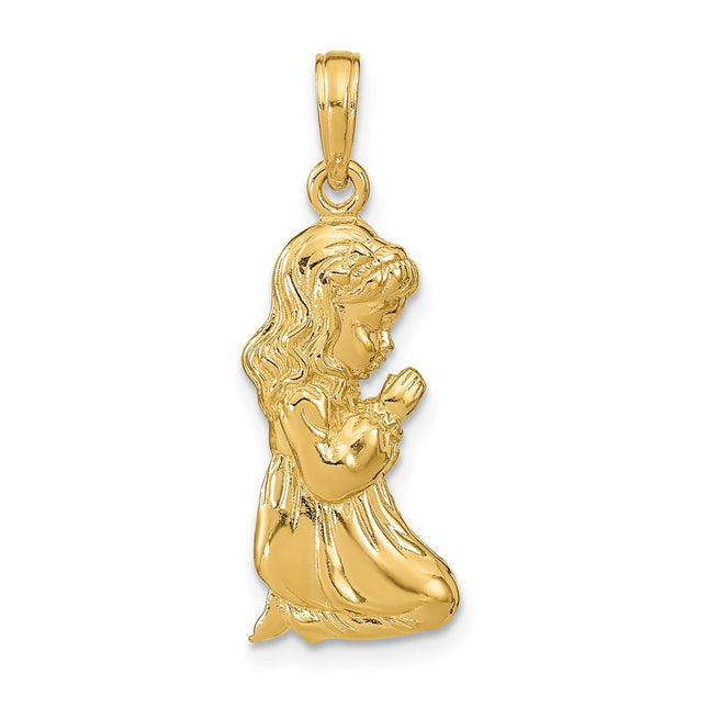 14k Yellow Gold Pendants Style C2818 - Classique Jewelry Inc.
