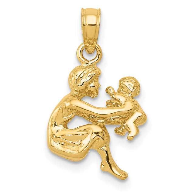 14k Yellow Gold Pendants Style C2820 - Classique Jewelry Inc.