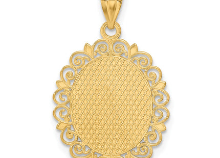 14k Yellow Gold Pendants Style C2853 - Classique Jewelry Inc.