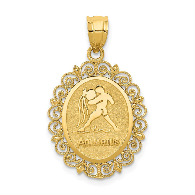 14k Yellow Gold Pendants Style C2853 - Classique Jewelry Inc.