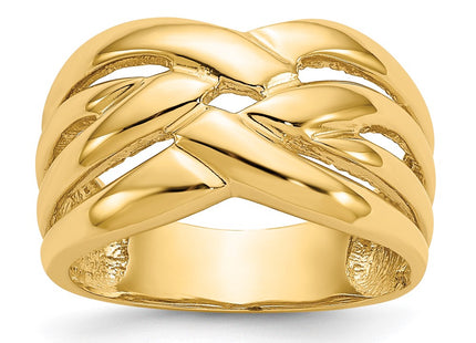 14k Yellow Gold Rings Style C2863 - Classique Jewelry Inc.