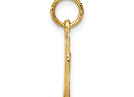 14K 50th Anniversary Charm, 16 x 24mm