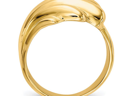 14k Yellow Gold Rings Style C2883 - Classique Jewelry Inc.