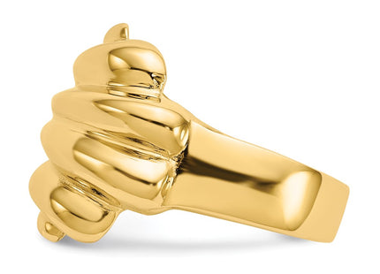 14k Yellow Gold Rings Style C2883 - Classique Jewelry Inc.