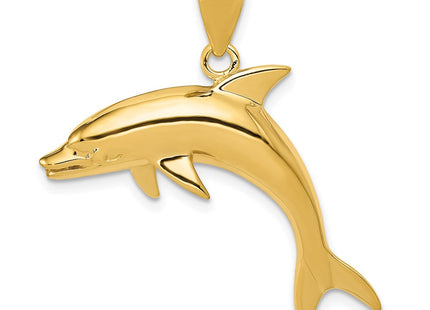 14k Dolphin Pendant (Style C28)