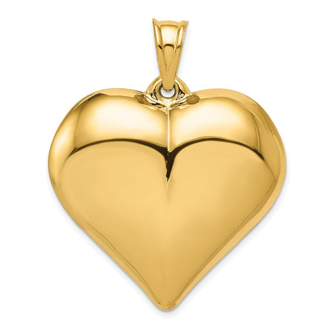 14K gold heart chain