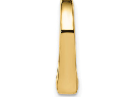 14K Polished Heart Chain Slide (Style C2918)