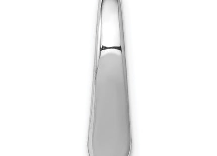 14K white gold heart chain, alternate view