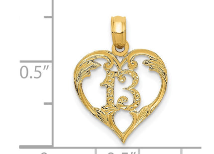 14k Yellow Gold Pendants Style C2953 - Classique Jewelry Inc.