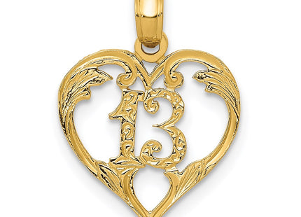 14k Yellow Gold Pendants Style C2953 - Classique Jewelry Inc.