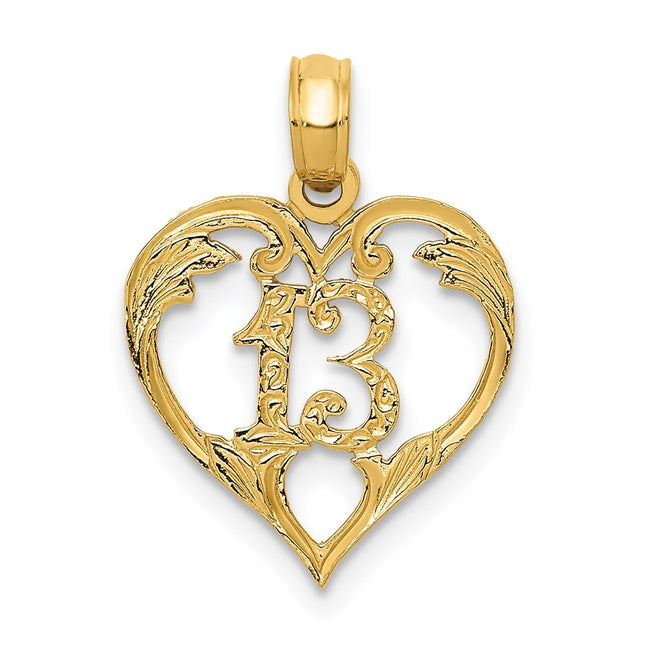 14k Yellow Gold Pendants Style C2953 - Classique Jewelry Inc.