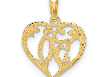 14k Yellow Gold Pendants Style C2959 - Classique Jewelry Inc.