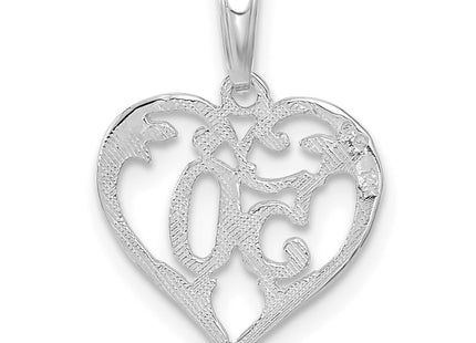 14k White Gold Pendants Style C2959W - Classique Jewelry Inc.