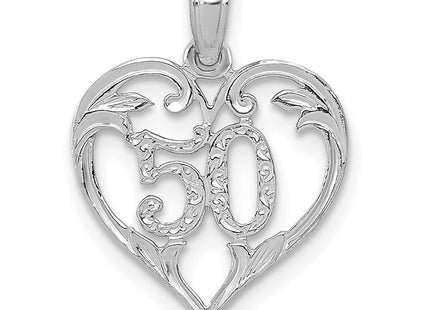 14k White Gold Pendants Style C2959W - Classique Jewelry Inc.