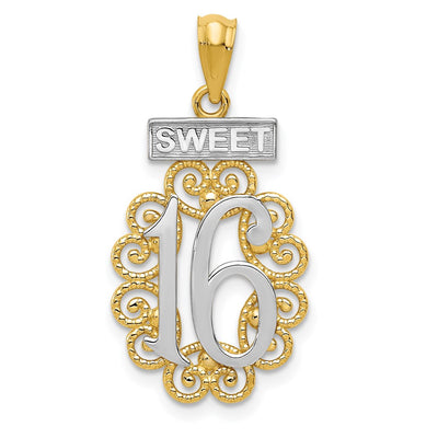 14K gold pendant