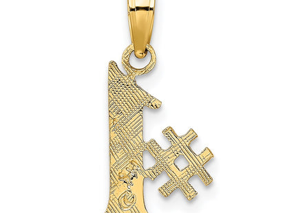 14k Yellow Gold Jewelry Style C2961 - Classique Jewelry Inc.