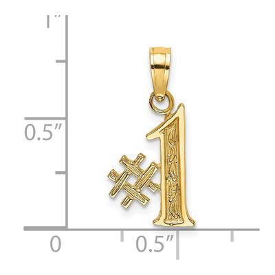 14K #1 Charm