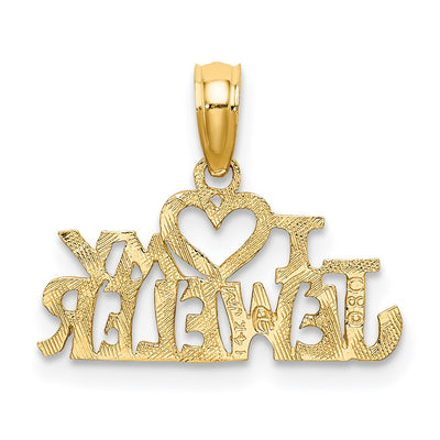 14K I HEART MY JEWELER Charm