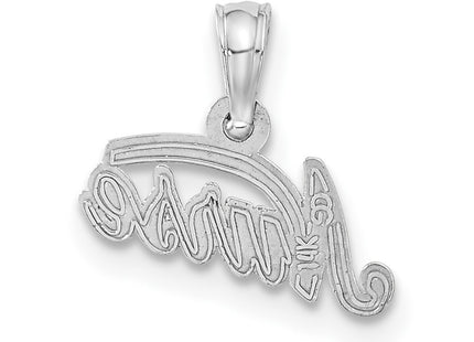 14k White Gold Pendants Style C2963W - Classique Jewelry Inc.