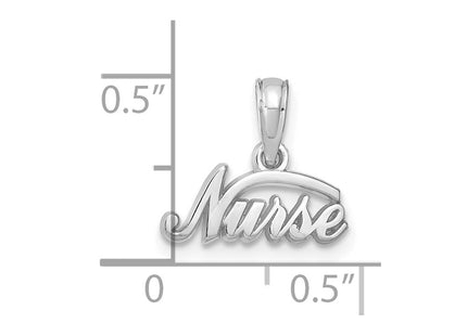 14k White Gold Pendants Style C2963W - Classique Jewelry Inc.