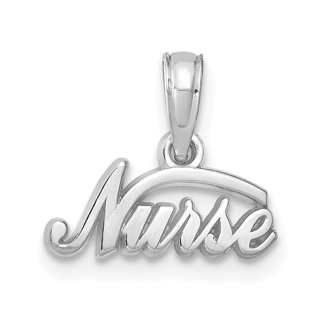 14k White Gold Pendants Style C2963W - Classique Jewelry Inc.